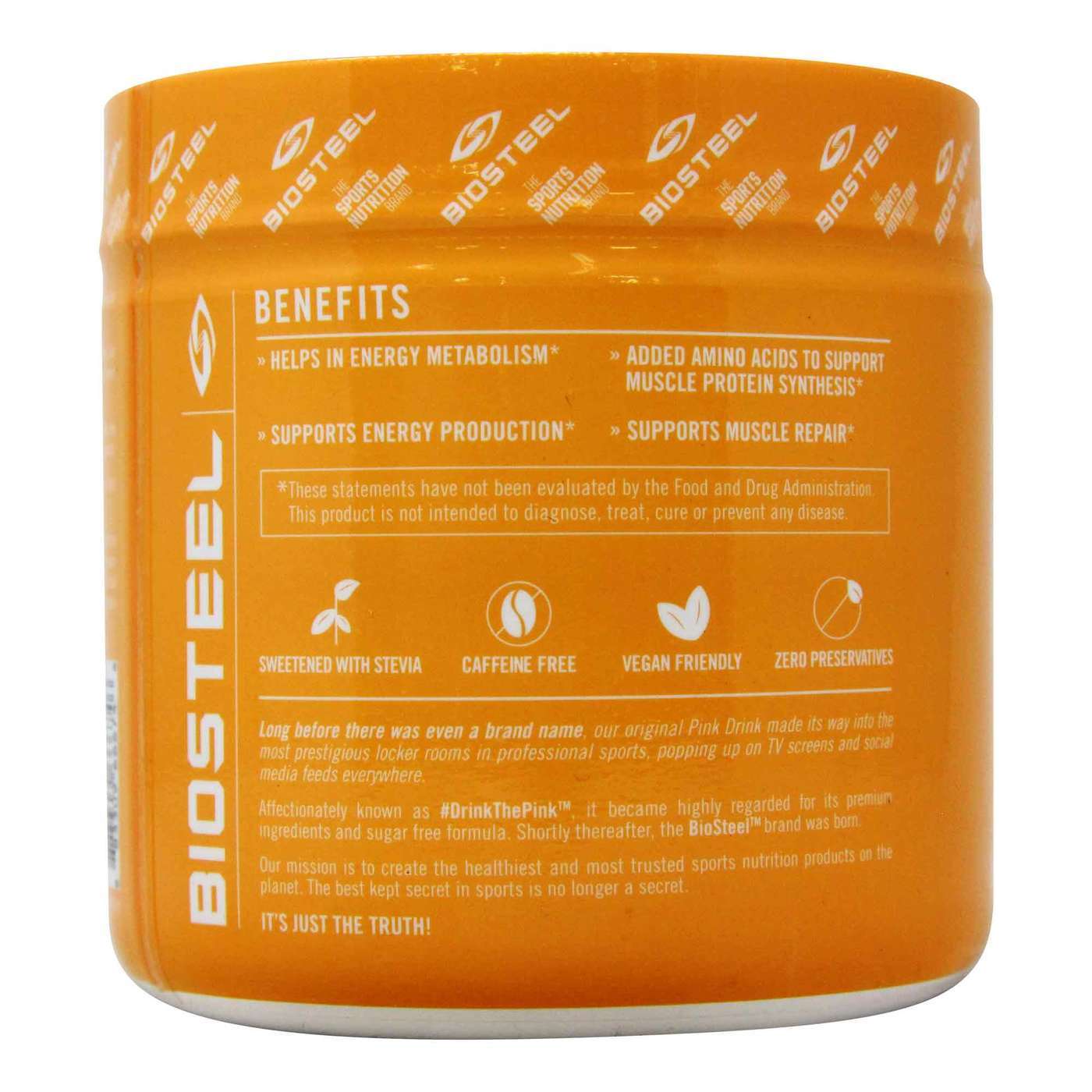 BioSteel Hydration Mix Peach Mango 140 g - Imagem 3