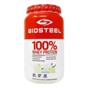 Comprar biosteel 100% whey protein vanilla baunilha - 25. 6 oz (725 g) preço no brasil proteína suplementos de musculação whey protein suplemento importado loja 67 online promoção -