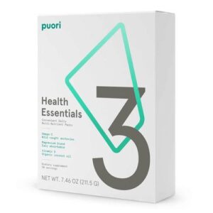Puori P3 Health Essentials (O3 Fish Oil, M3 Magnesium and Vitamin D3) - 30 Servings