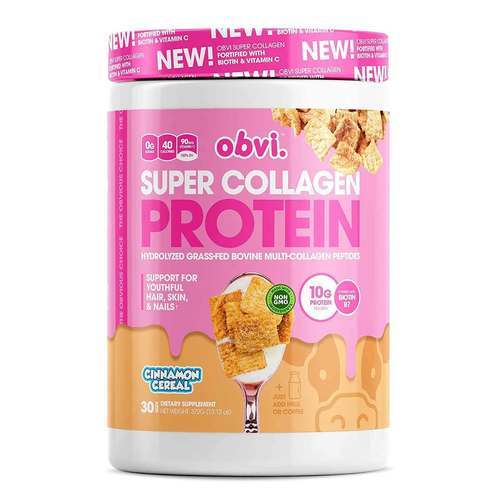 Obvi Super Collagen Cinna Cereal - 12.27 oz (348g)