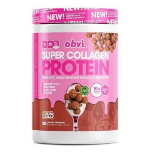 Comprar obvi super collagen cocoa cereal - 13. 79 oz (390g) preço no brasil banho & beleza condições da pele cuidados com a pele suplemento importado loja 279 online promoção -