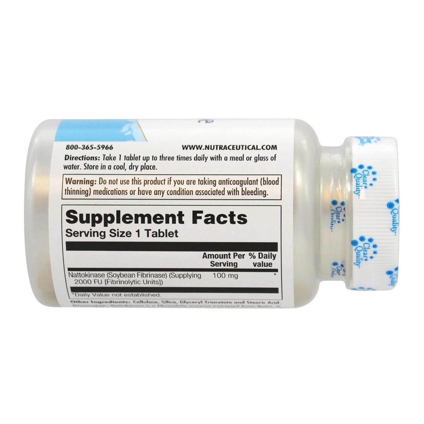 Kal Nattokinasa 100 mg 30 Tabletes - Imagem 2
