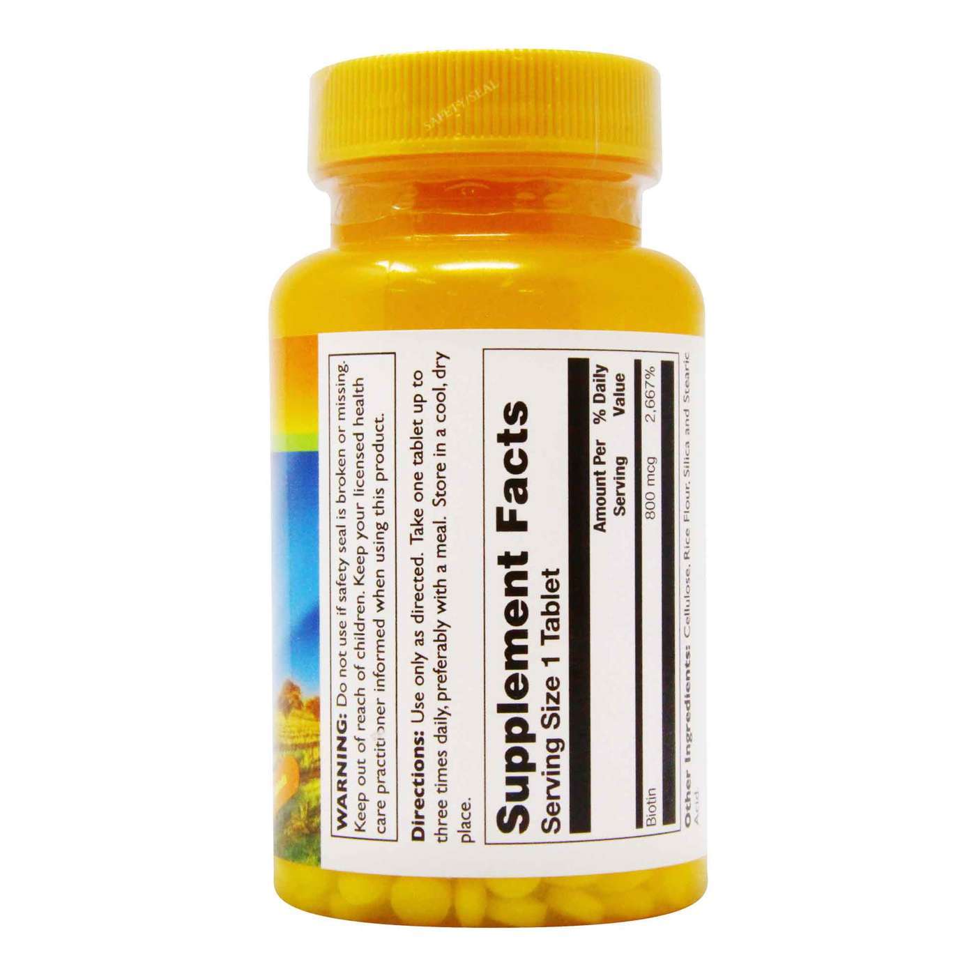 Thompson, Biotina 800 mcg - 90 Tabletes - Imagem 2