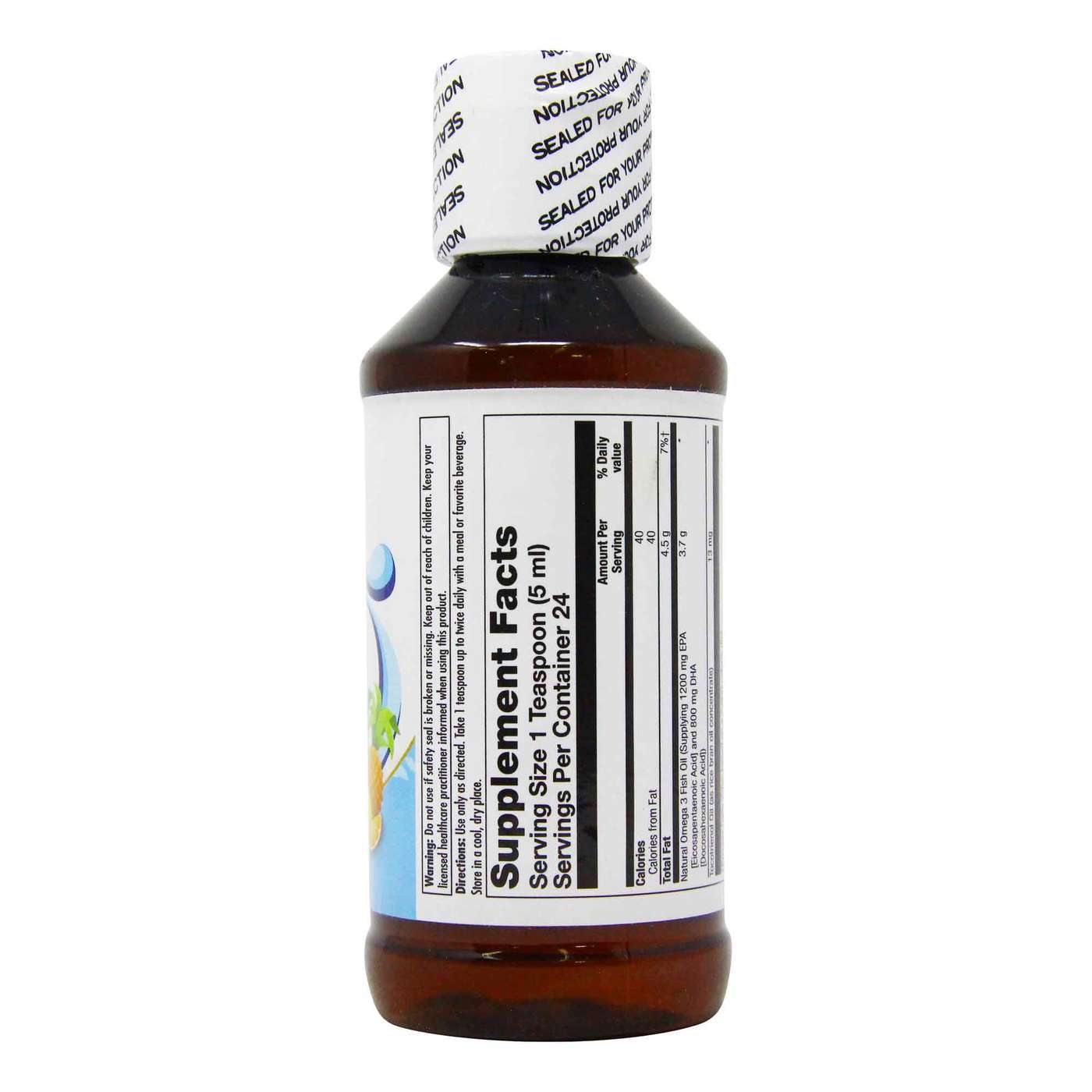 Kal Omega 3 Líquido Citrus 4 fl oz - Imagem 2