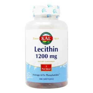 Kal, Lecitina de 1200 mg -100 Cápsulas