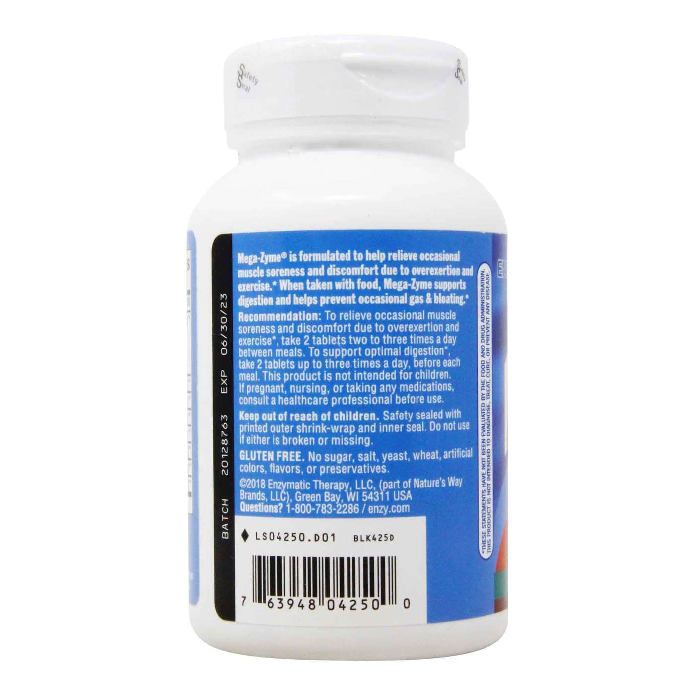 Enzymatic Therapy, Mega-Zyme® - Enzimas Sistêmicas e Digestivas - 200 Tabletes - Imagem 3