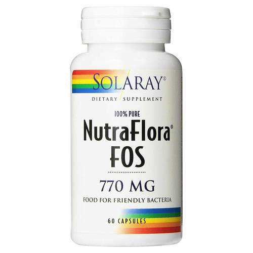 Solaray NutraFlora FOS 770 mg 60 Cápsulas