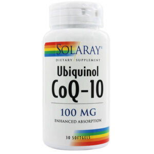 Solaray, Ubiquinol CoQ10 100mg - 30 Cápsulas em Gel