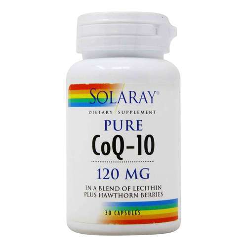 Solaray, CoQ10 Puro 120 mg - 30 Cápsulas