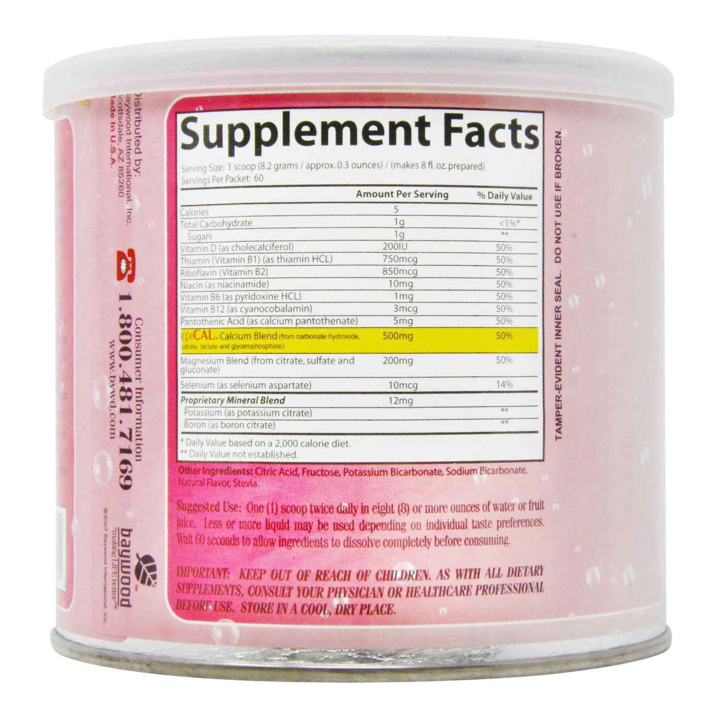 Baywood, Cal-Mag Fizz - Mistura de Frutos - 492 g - Imagem 4