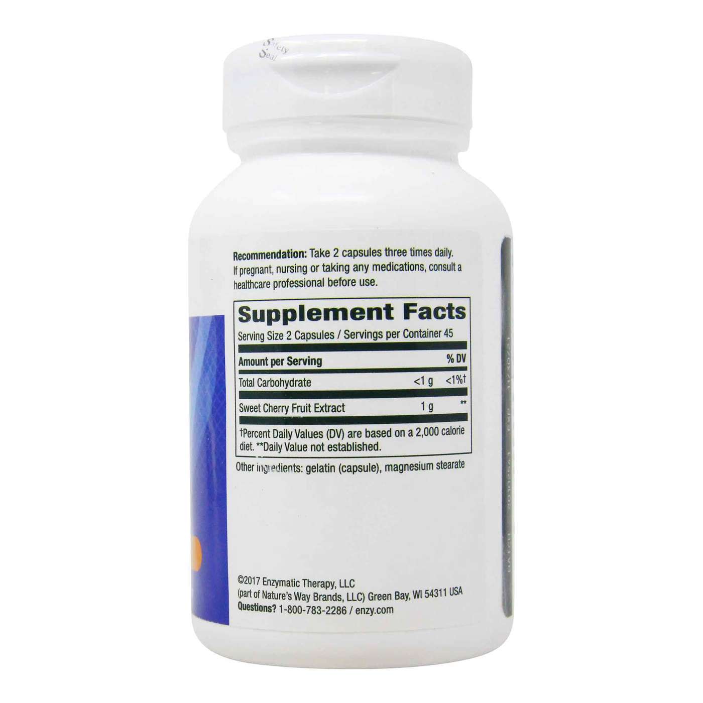 Enzymatic Therapy, Extrato de Cereja - 90 Cápsulas - Imagem 3