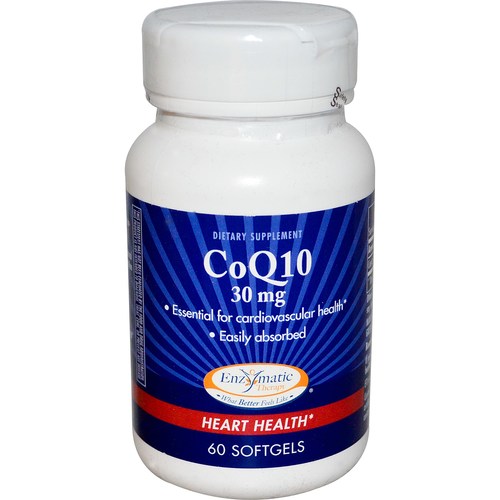 Enzymatic Therapy, CoQ10 30 mg - 60 Cápsulas
