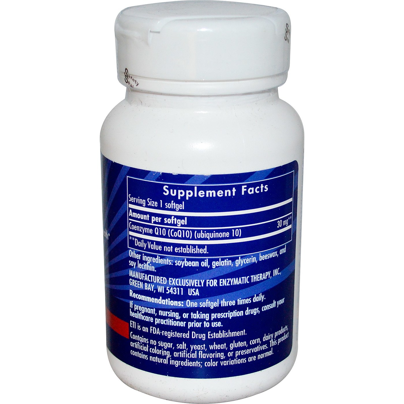 Enzymatic Therapy, CoQ10 30 mg - 60 Cápsulas - Imagem 2