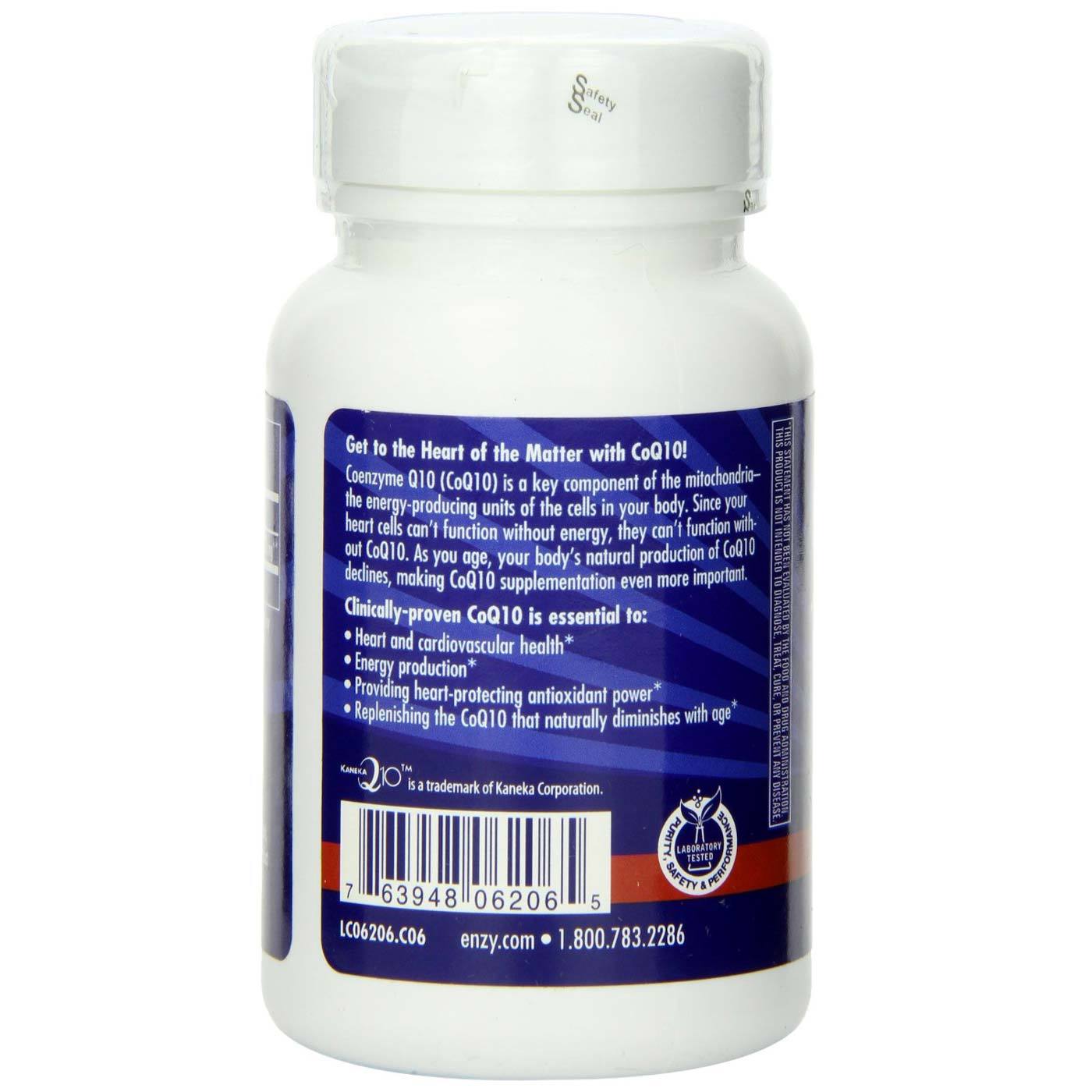 Enzymatic Therapy, CoQ10 100 mg - 60 Cápsulas - Imagem 3