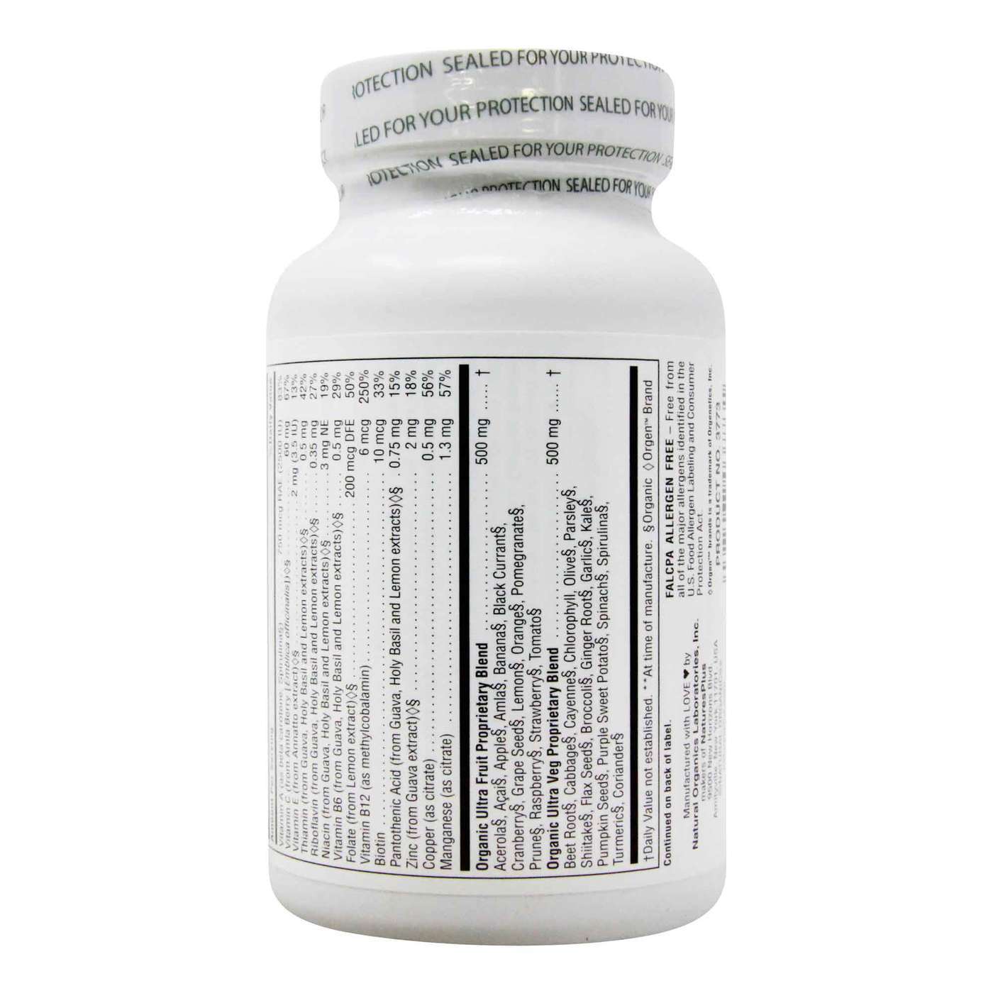 Nature's Plus, Ultra Juice® - Multivitamínico - 90 Tabletes - Imagem 3
