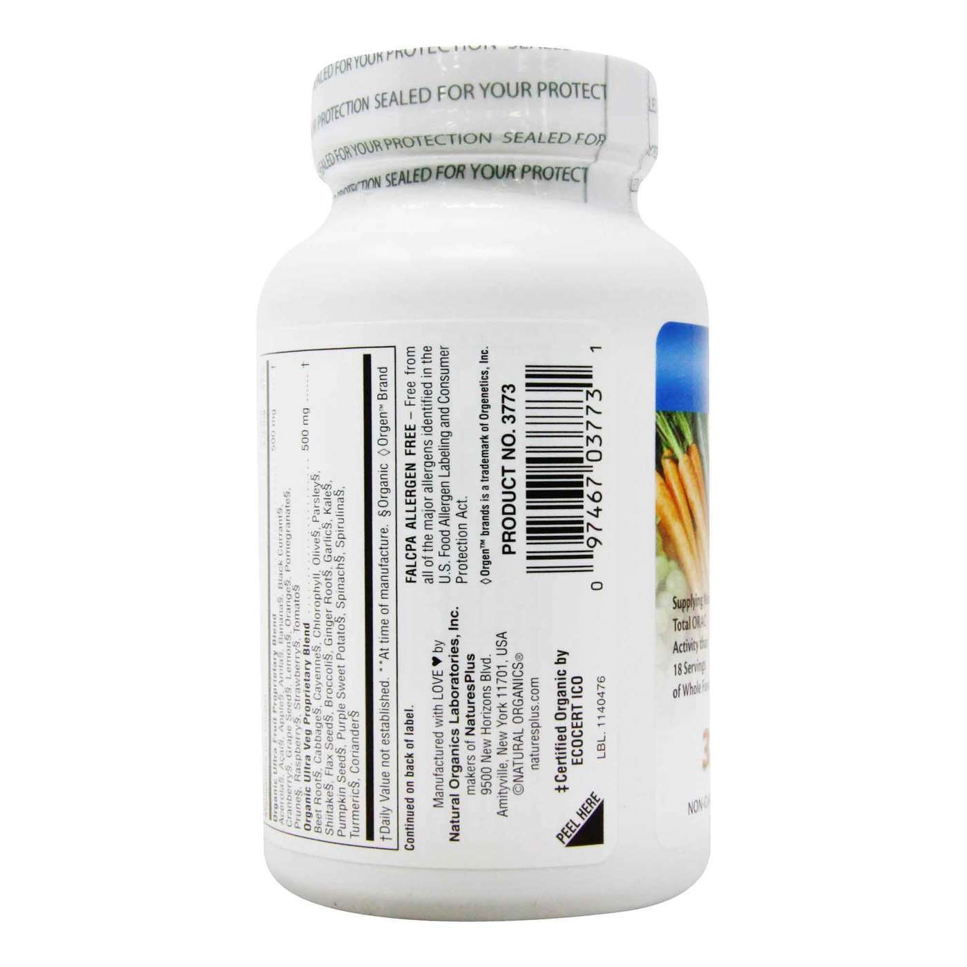 Nature's Plus, Ultra Juice® - Multivitamínico - 90 Tabletes - Imagem 4