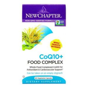 New Chapter CoQ10 Food Complexo 60 Cápsulas Vegetarianas