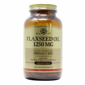 Solgar, Óleo de Linhaça 1250 mg - 100 Cápsulas