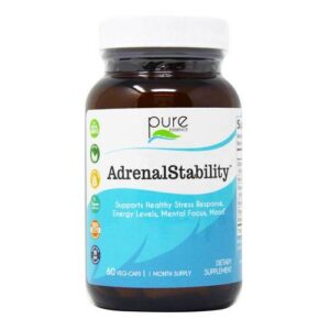 Pure Essence Labs, AdrenalStability™ (Estabilidade Adrenal) - 60 Cápsulas Vegetarianas