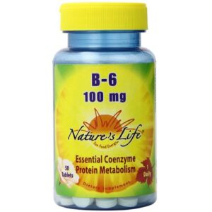 Nature's Life, B-6 100 mg - 50 Tabletes