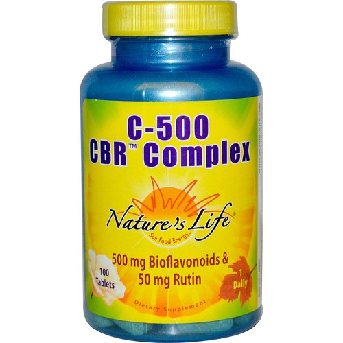 Nature's Life C-500 CBR Complexo 100 Tabletes