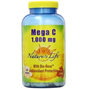 Nature's Life Mega C 1000 mg 250 Tabletes