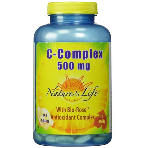 Nature's Life C-Complexo 500 mg 250 Tabletes