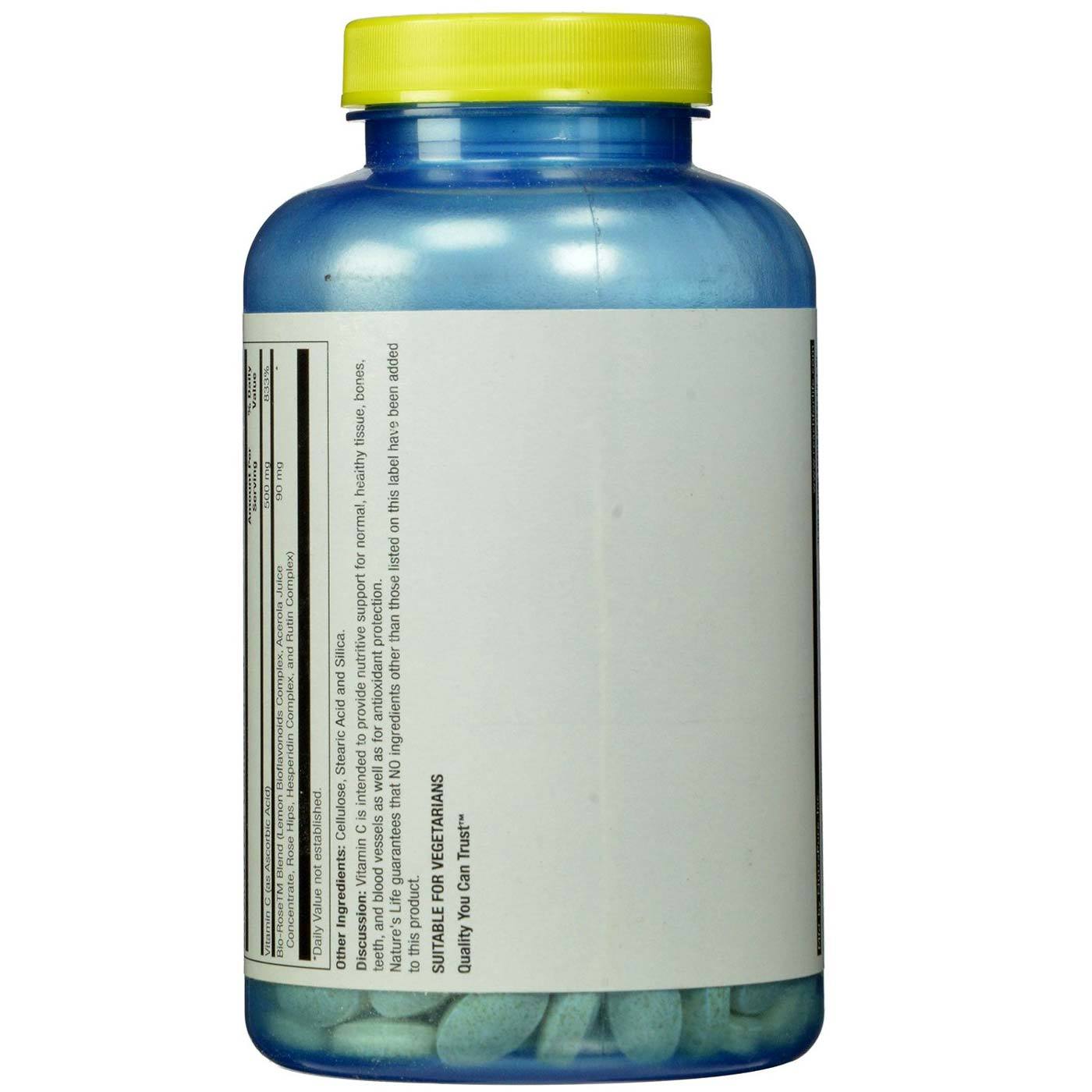 Nature's Life C-Complexo 500 mg 250 Tabletes - Imagem 3
