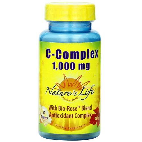 Nature's Life C-Complexo 1000 mg 50 Tabletes