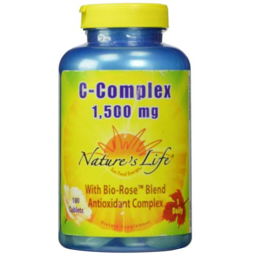 Nature's Life C-Complexo 1500 mg 100 Tabletes
