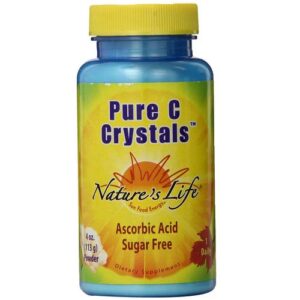 Nature's Life Cristais C Pure sem sabor 4 oz