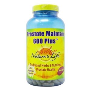 Nature's Life, Próstata 600+ - 250 Cápsulas Vegetarianas