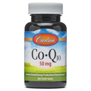 Carlson Labs, CoQ10 50 mg - 60 Cápsulas