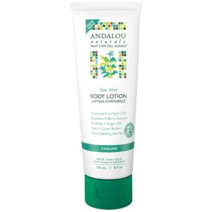 Andalou Naturals, Loção Corporal Refrescante, Hortelã e Aloe - 236 ml (11 fl oz)