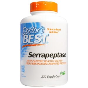 Comprar doctor's best, serrapeptase - 270 cápsulas preço no brasil enzimas suplementos suplemento importado loja 65 online promoção -