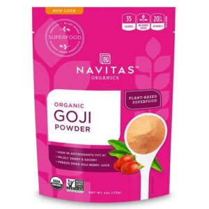 Comprar navitas naturals, goji em pó - 113 g (4 oz) preço no brasil goji nutrientes suplementos suplemento importado loja 57 online promoção -