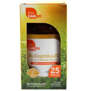 Zahler, BioDophilus™ Fórmula Avançada de Probióticos - 60 Cápsulas