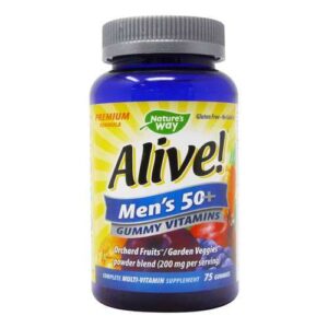 Nature's Way, Multivitamínico Multimineral para Homens 50+ Alive!® - 75 Gomas