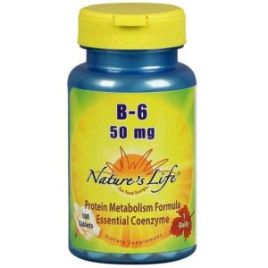 Nature's Life, B-6 50 mg - 100 Tabletes