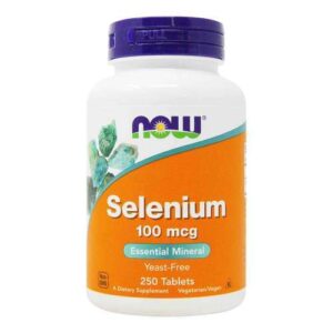 Now Foods, Selênio 100 mcg Sem Levedura - 250 Tabletes
