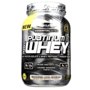 MuscleTech Platinum 100% Whey, Cookies & Cream - 2 lbs
