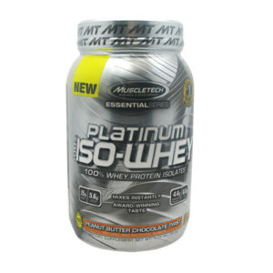 MuscleTech Platinum 100% Iso-Whey, Chocolate de manteiga de amendoim - 26 servings