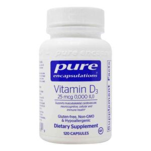 Pure EnCápsulasulations Vitamina D3 1.000 UI 120 Cápsulas Vegetarianas