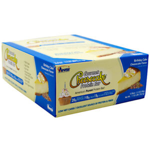 Comprar ansi gourmet cheesecake barra de proteína, bolo de aniversário - 12 barras preço no brasil barras barras de substituição de refeições suplementos de musculação suplemento importado loja 17 online promoção -