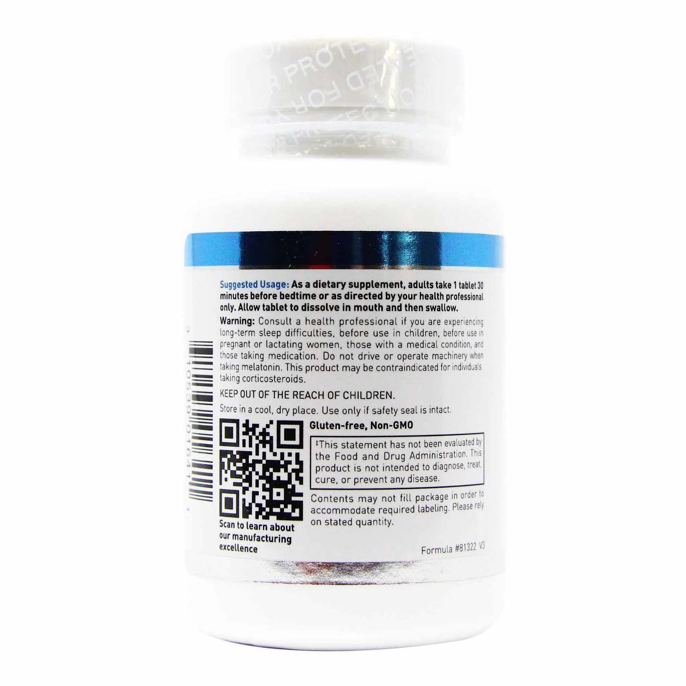 Douglas Labs Melatonina 3 mg 60 Tabletes - Imagem 3