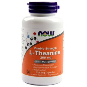 L-Chánina 200 mg Dupla Força Now Foods 120 Cápsulas Vegetarianas
