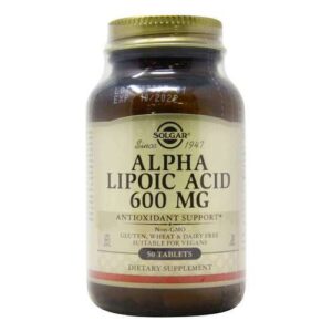Solgar, Ácido alfa-lipóico - 600 mg - 50 Comprimidos