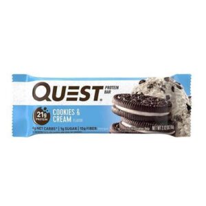 Comprar barra de proteína cookies & cream quest nutrition 60 gr - 12 unidades preço no brasil barras barras energéticas suplementos de musculação suplemento importado loja 117 online promoção -