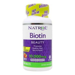 Comprar natrol biotina, morango - 10,000 mcg - 60 tabletes preço no brasil banho & beleza cuidados pessoais suplemento importado loja 89 online promoção -