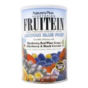 Nature's Plus, Proteína Vegetal Fruitein®, Luscious Frutas Azuis - 576 g (1.3 lbs)